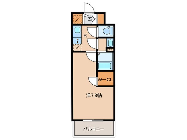 エスリード金山エクセア(503)の物件間取画像